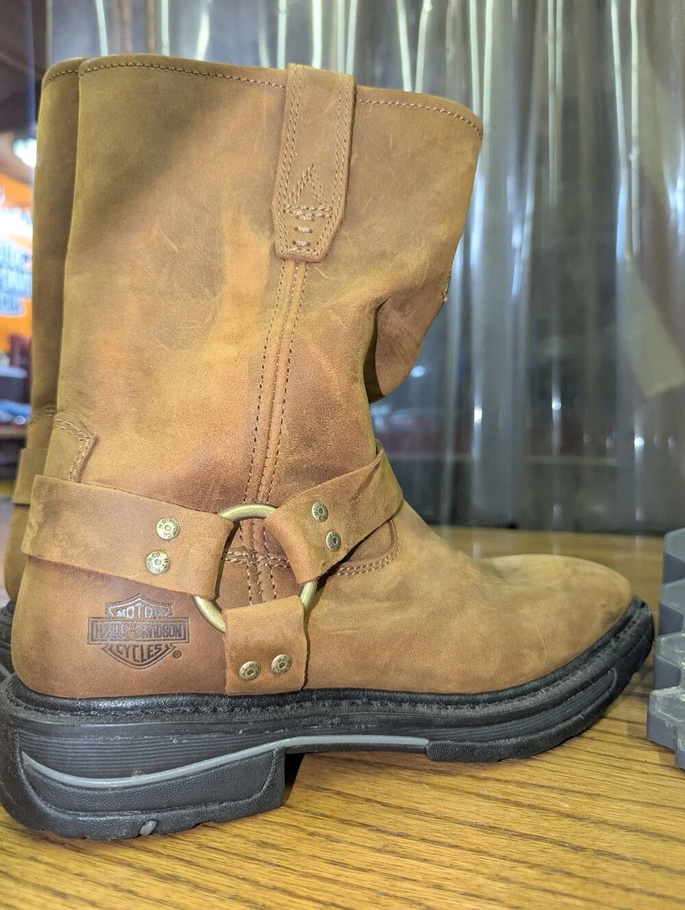 Harley Davidson Brown Leather Boots  Mens 10